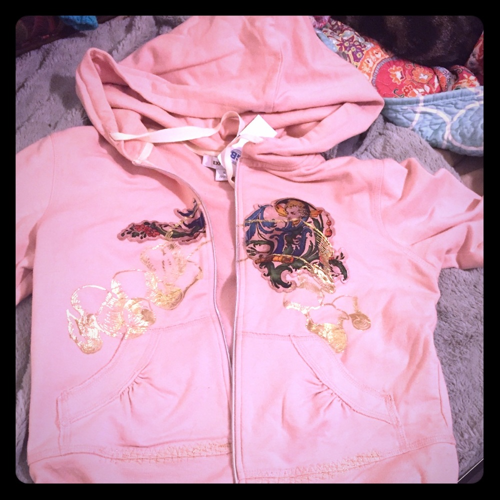 New with tags Express pink hoodie
